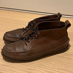 G. H. Bass for J. Crew Mens brown leather ankle boots size 8